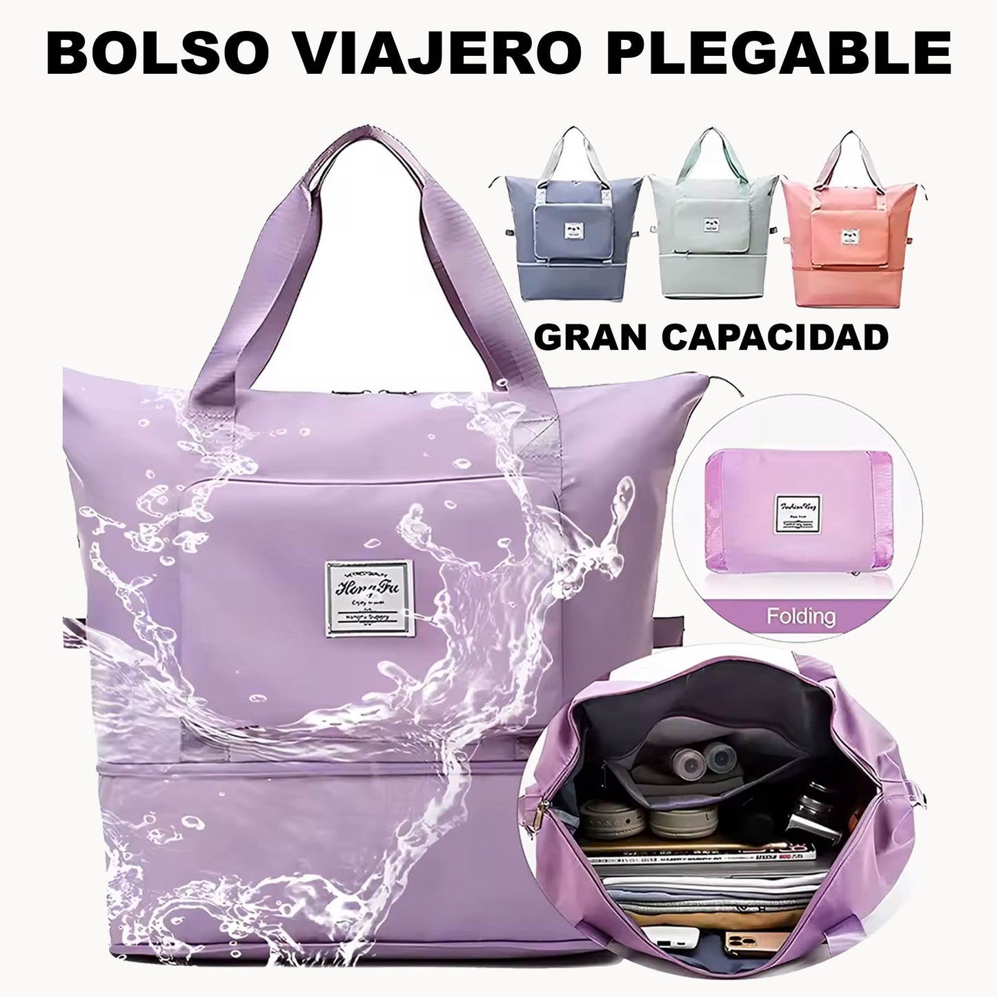 BOLSO VAJIERO™ – Impermeable, Desplegable y Listo para Cualquier Aventura