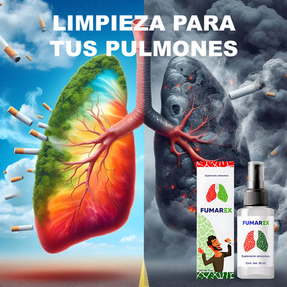 🫁FUMAREX: Dale un respiro a tus pulmones y di adiós al cigarro sin ansiedad💪