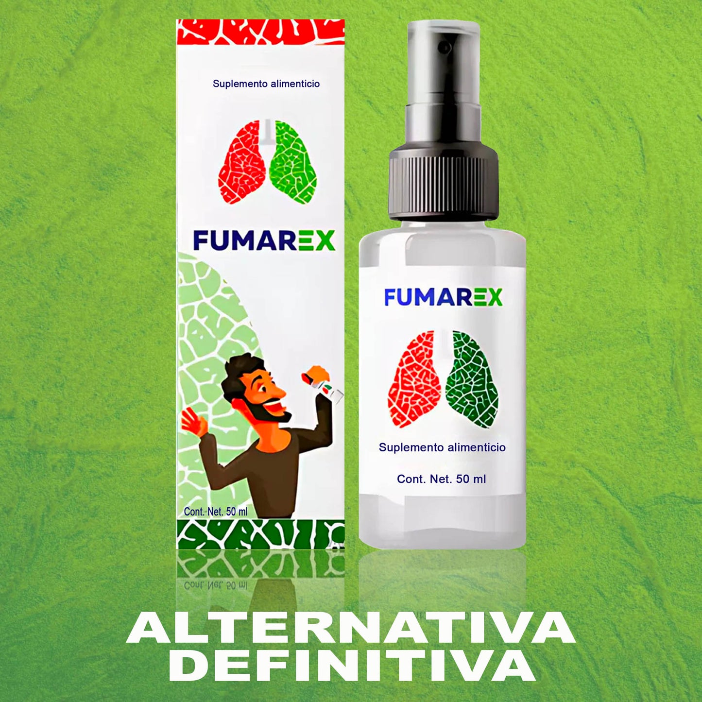 🫁FUMAREX: Dale un respiro a tus pulmones y di adiós al cigarro sin ansiedad💪