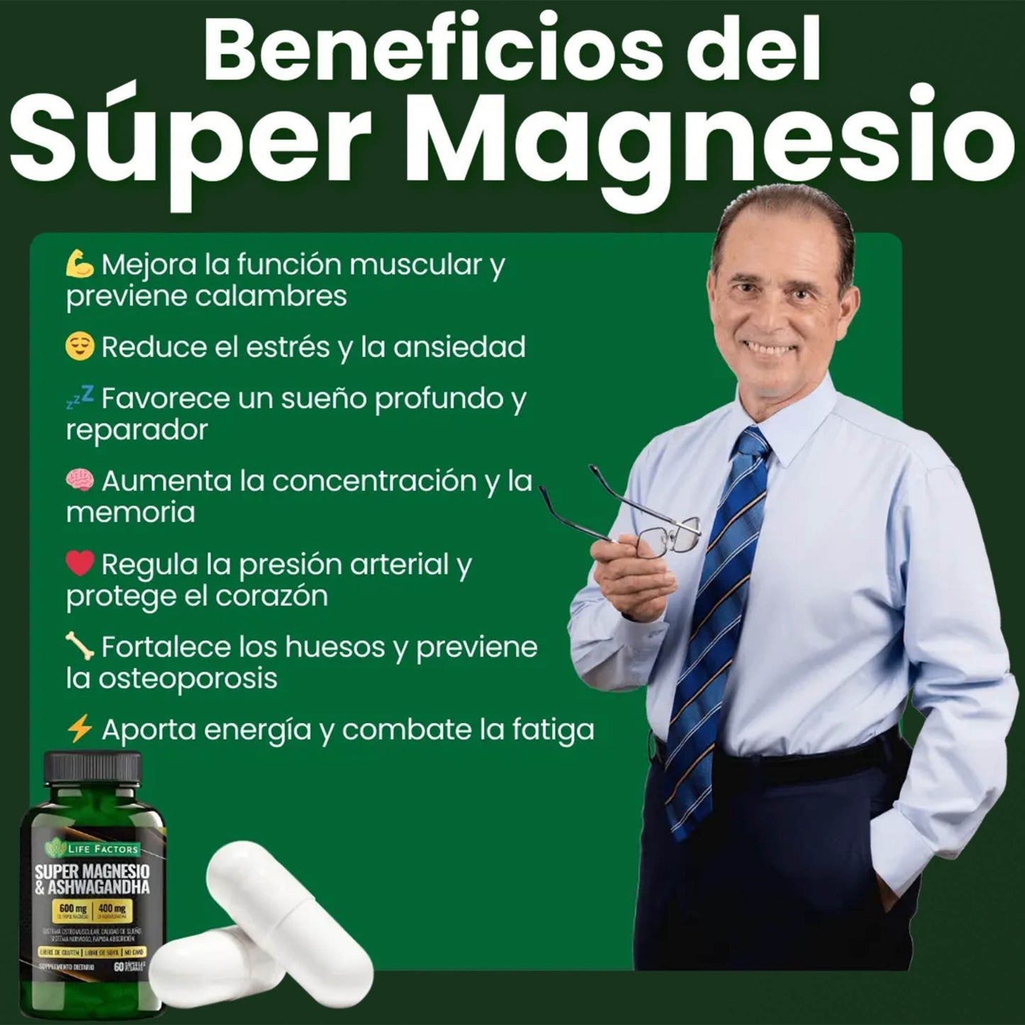 ENERGÍA Y BIENESTAR EN CADA DOSIS – Magnesio + Ashwagandha para tu Día a Día 💪🌿