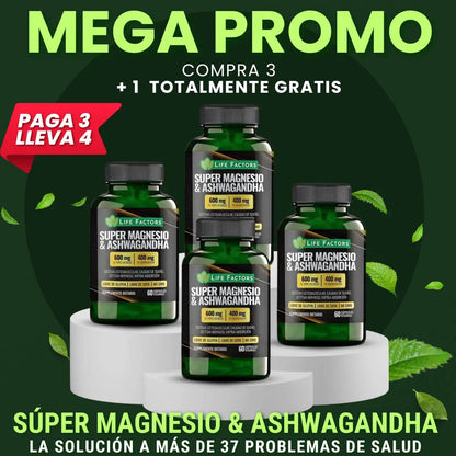 ENERGÍA Y BIENESTAR EN CADA DOSIS – Magnesio + Ashwagandha para tu Día a Día 💪🌿