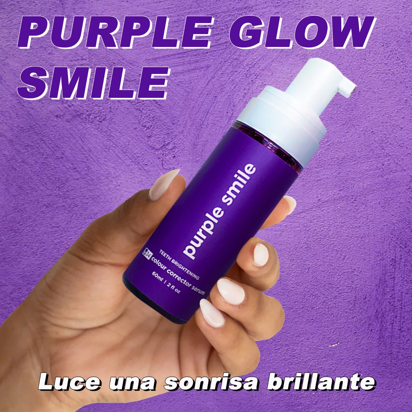 PURPLE GLOW SMILE- BLANQUEADOR DENTAL🦷😄😁