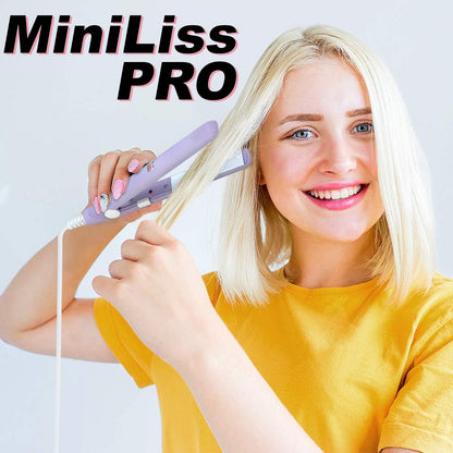 ✨ MINILISS PRO- LA MINI PLANCHA 2 EN 1 PARA ALISAR RIZAR EN CUALQUIER LUGAR