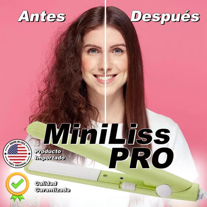 ✨ MINILISS PRO- LA MINI PLANCHA 2 EN 1 PARA ALISAR RIZAR EN CUALQUIER LUGAR