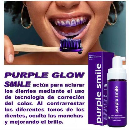 PURPLE GLOW SMILE- BLANQUEADOR DENTAL🦷😄😁